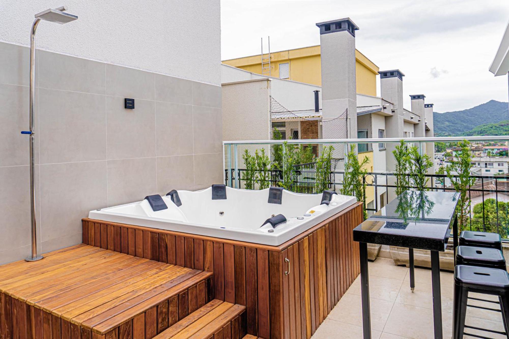 Cobertura Premium Hidro 3Quartos 2Vagas Ubatuba Exteriér fotografie